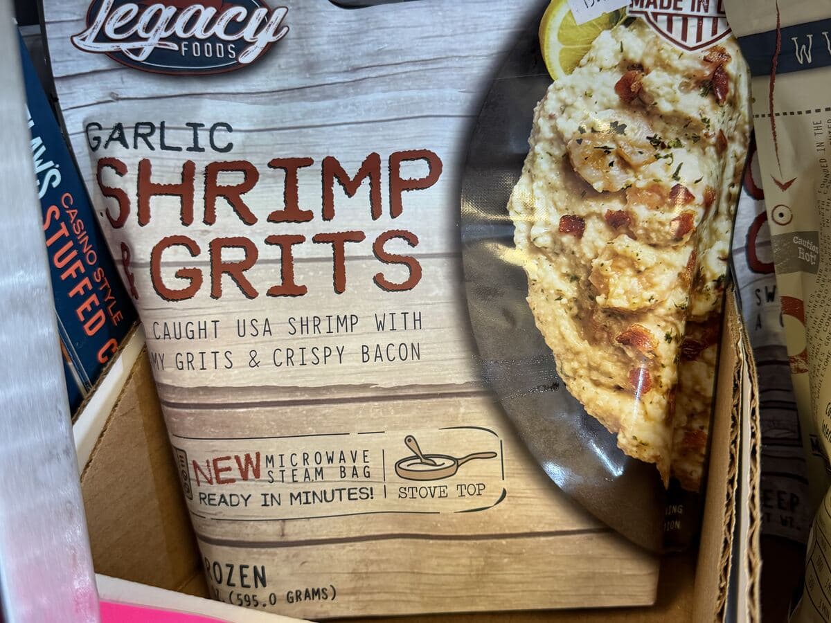 Legacy Foods Garlic Shrimp & Grits