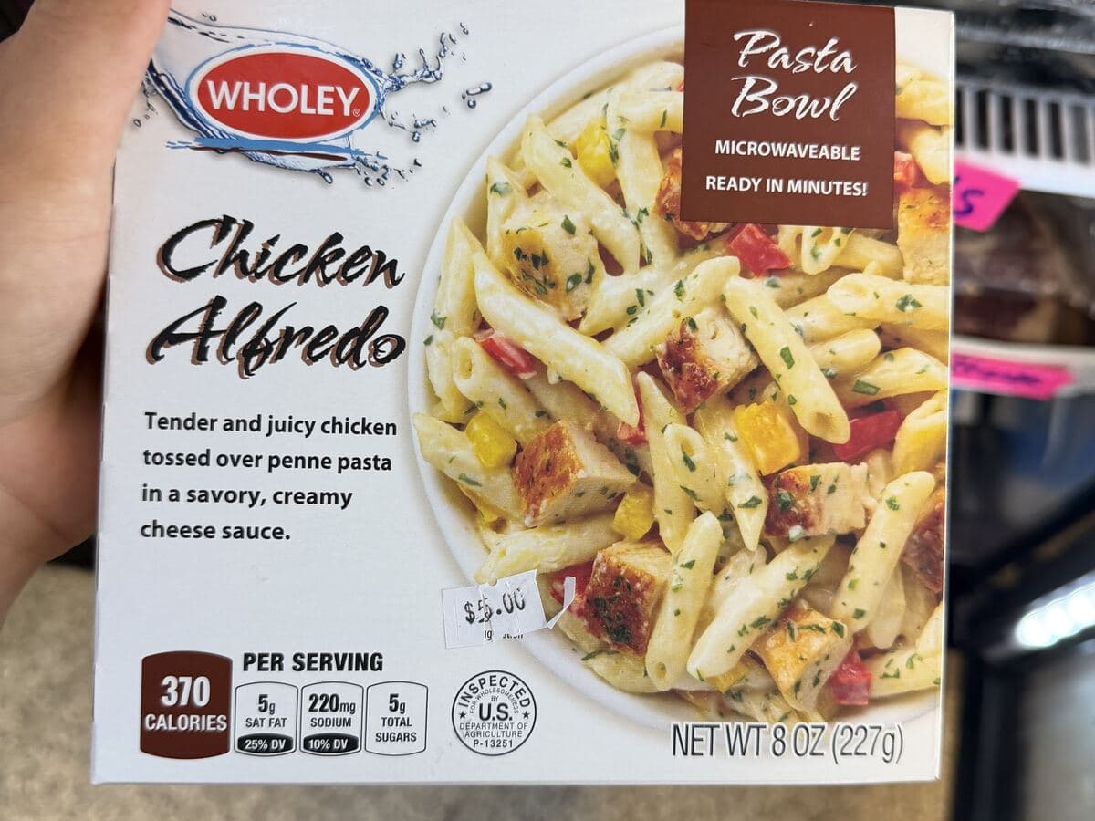 Wholey Chicken Alfredo Pasta Bowl