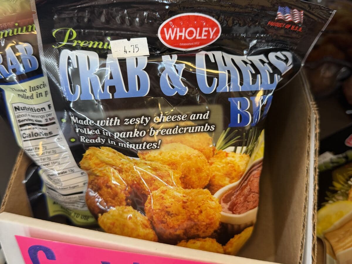 Wholey Crab & Cheese Bites